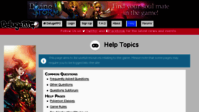 What Pokemondeluge.info website looked like in 2017 (6 years ago)