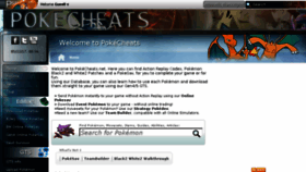 What Pokestation.net website looked like in 2017 (8 years ago)