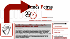 What Petras.lahaine.org website looked like in 2017 (6 years ago)
