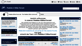 What Pedelec-ebike-forum.de website looked like in 2017 (6 years ago)