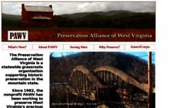 What Pawv.org website looked like in 2017 (8 years ago)