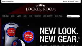 What Pistonslockerroomstore.com website looked like in 2017 (6 years ago)