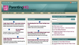 What Parentinghq.com website looked like in 2017 (7 years ago)