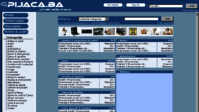 What Pijaca.ba website looked like in 2017 (6 years ago)