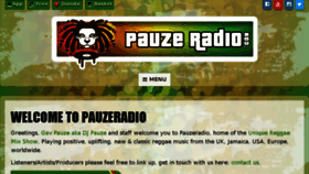 What Pauzeradio.com website looked like in 2017 (6 years ago)
