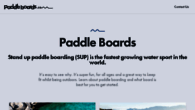 What Paddleboards.com website looked like in 2017 (6 years ago)