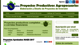 What Proyagro.mx website looked like in 2017 (6 years ago)