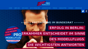 What Pro-modellflug.de website looked like in 2017 (6 years ago)