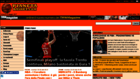 What Pianetabasket.com website looked like in 2017 (6 years ago)
