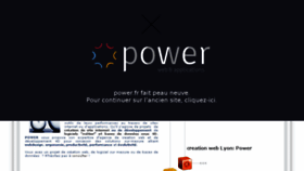What Power.fr website looked like in 2017 (6 years ago)
