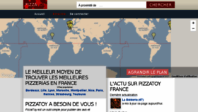 What Pizzatoy.com website looked like in 2017 (8 years ago)