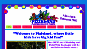 What Pixieland.com website looked like in 2017 (6 years ago)