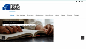 What Projectlearnmedina.org website looked like in 2017 (8 years ago)