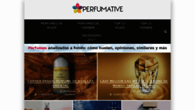 What Perfumative.es website looked like in 2017 (6 years ago)