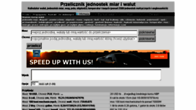 What Przelicznik.pl website looked like in 2017 (6 years ago)