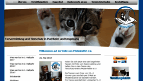 What Pfotenhelfer-ev.de website looked like in 2017 (7 years ago)