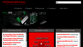 What Powernail.com website looked like in 2017 (6 years ago)