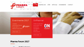 What Pharma-business.ro website looked like in 2017 (6 years ago)