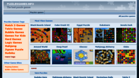 What Puzzlesgames.info website looked like in 2017 (6 years ago)