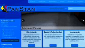 What Panstan.si website looked like in 2017 (6 years ago)
