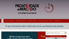 What Proatividademercado.com.br website looked like in 2017 (6 years ago)