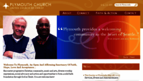 What Plymouthchurchseattle.org website looked like in 2017 (6 years ago)