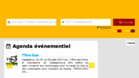 What Pagesjaunes.ma website looked like in 2017 (6 years ago)
