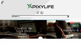 What Pixylife.com website looked like in 2017 (6 years ago)
