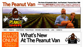 What Peanutvan.com.au website looked like in 2017 (6 years ago)