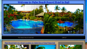 What Palmbeachhotelbali.com website looked like in 2017 (6 years ago)