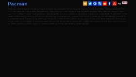 What Pacman4u.com website looked like in 2017 (6 years ago)
