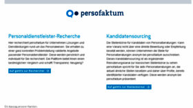 What Persofaktum.de website looked like in 2017 (6 years ago)