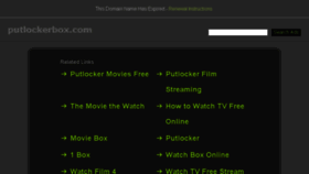 What Putlockerbox.com website looked like in 2017 (6 years ago)