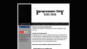 What Programmerday.info website looked like in 2017 (6 years ago)
