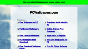 What Pcwallpapers.com website looked like in 2017 (6 years ago)