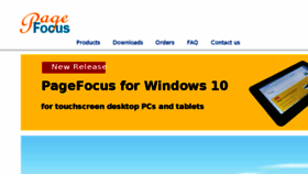 What Pagefocus.com website looked like in 2017 (8 years ago)