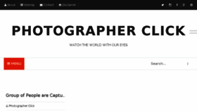 What Photographerclick.com website looked like in 2017 (6 years ago)