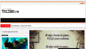 What Para-viajar.com website looked like in 2017 (6 years ago)