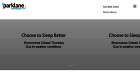 What Parklanemattress.com website looked like in 2017 (6 years ago)