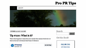 What Proprtips.com website looked like in 2017 (6 years ago)
