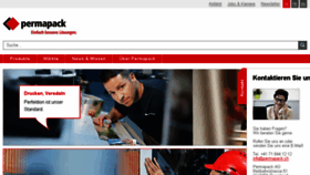 What Permapack.ch website looked like in 2017 (8 years ago)