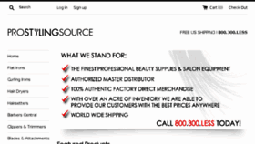 What Prostylingsource.com website looked like in 2017 (8 years ago)