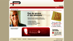 What Primaco.ca website looked like in 2017 (6 years ago)