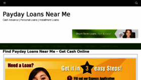 What Paydayloansnearme.co website looked like in 2017 (6 years ago)