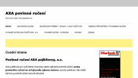 What Pojistovna-axa.cz website looked like in 2017 (6 years ago)