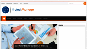 What Projectmanage.com website looked like in 2017 (6 years ago)