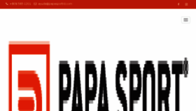 What Papasportrd.com website looked like in 2017 (6 years ago)