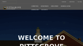 What Pittsgrovetownship.com website looked like in 2017 (6 years ago)