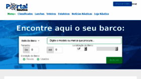 What Portalnautico.com.br website looked like in 2017 (6 years ago)