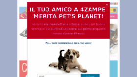 What Petsplanet.it website looked like in 2017 (6 years ago)